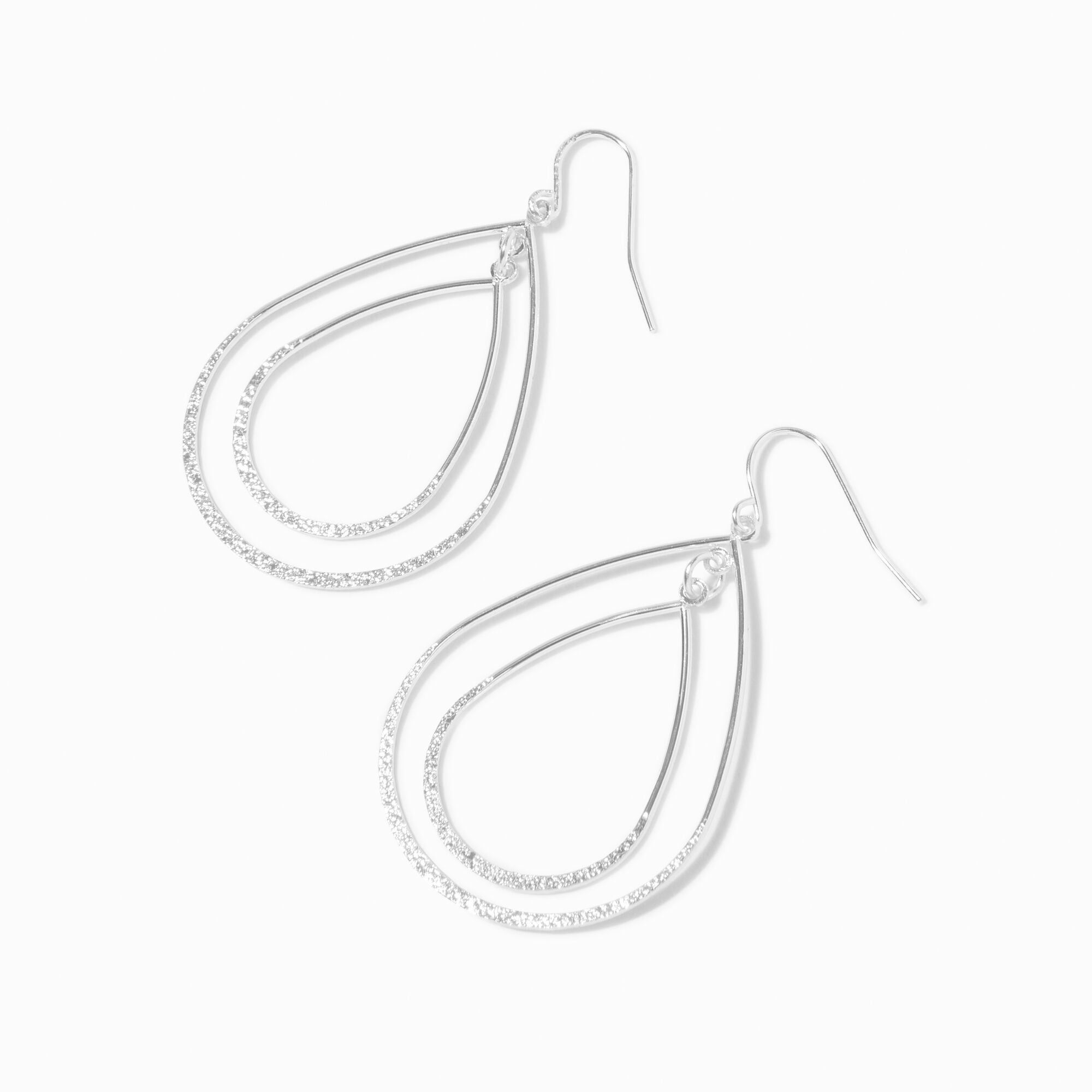 Double shop teardrop earrings