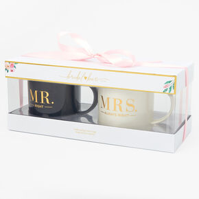Mr. and Mrs. Ceramic Mug Set,