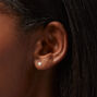 14K Gold 4MM Freshwater Pearl Stud Earrings,