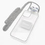 Silver Rhinestone Phone Case With Chain - Fits iPhone 12/12 Pro,