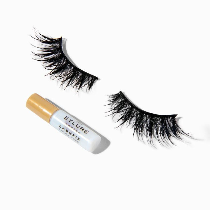 Eylure Lash H20 Wet Look Faux Mink Eyelashes - Clear Blue,