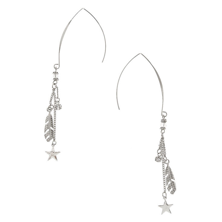 Celestial Charm Threaded Drop Earrings Icing Us Celestial Charm Threaded Drop Earrings