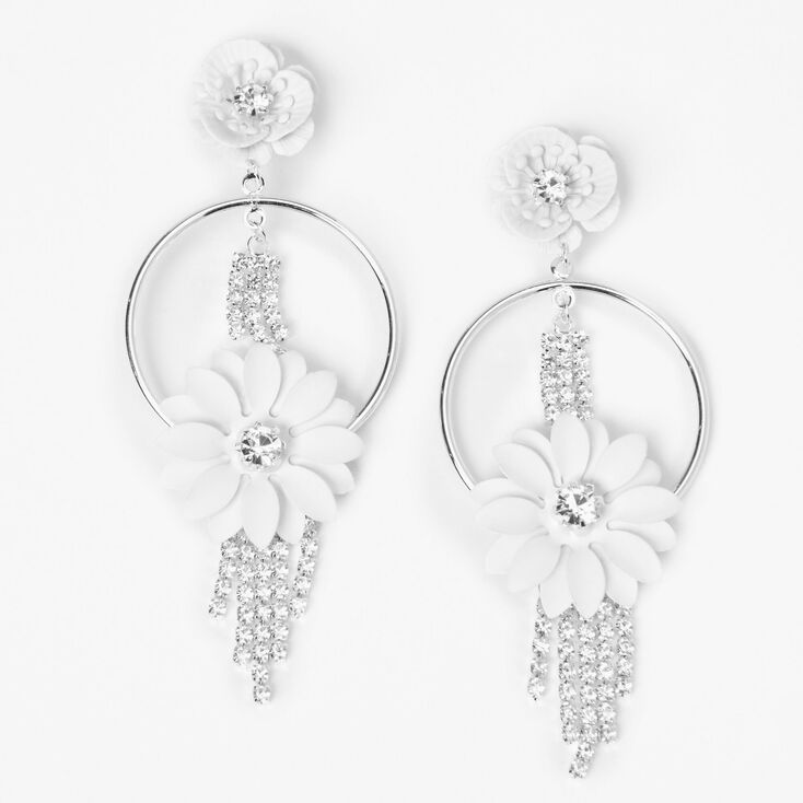 Gold Tone Petunia Crystal Halo,
