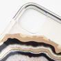 Black &amp; Gold Agate Clear Phone Case - Fits iPhone&reg; 11,