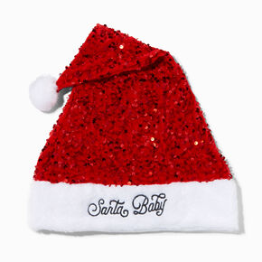 Santa Baby Sequin Hat,