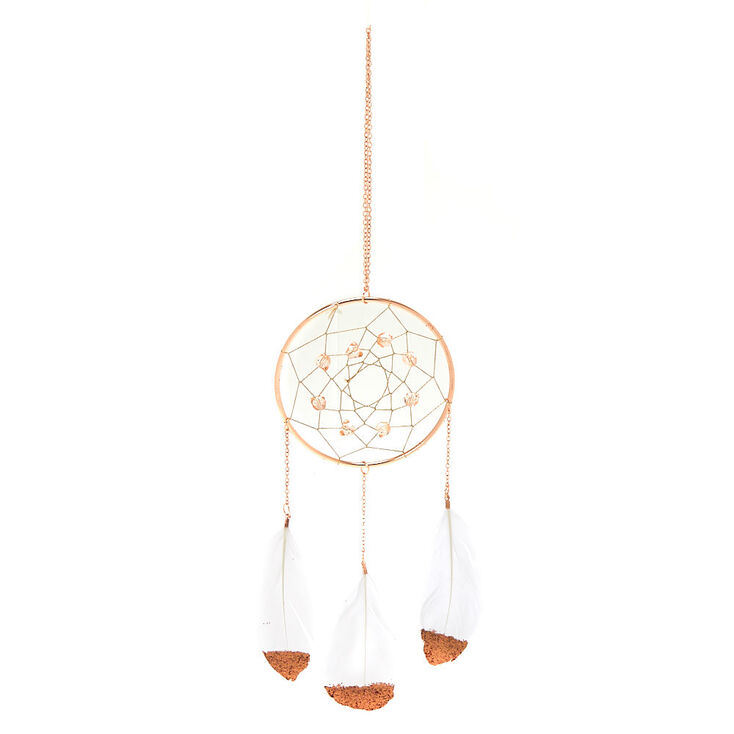 Metallic Dream Catcher Wall Art - Rose Gold,