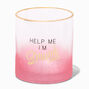Help Me I&#39;m Drunk Pink Frost Cocktail Glass,