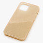 Gold Glitter Protective Phone Case - Fits iPhone&reg; 12 Pro Max,