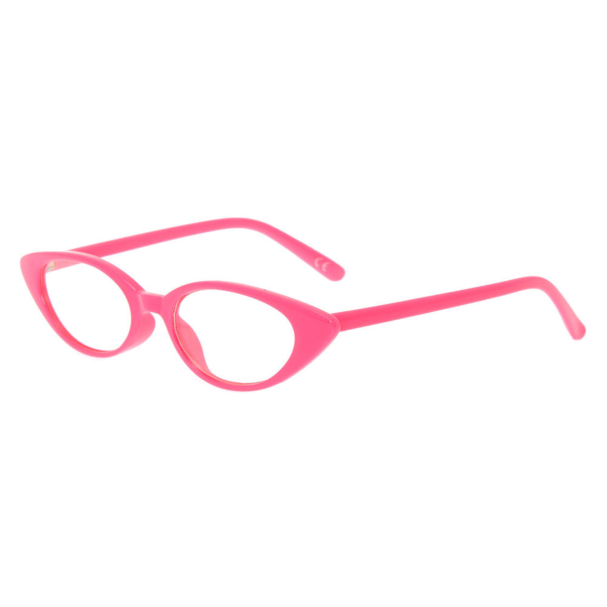 Cat Eye Clear Lens Frames Pink Icing Us