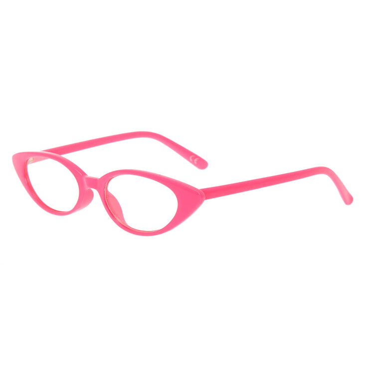 Cat Eye Clear Lens Frames Pink Icing Us