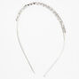 Silver Mixed Rhinestone Headband,