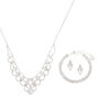Silver Rhinestone Princess Jewelry Set &#40;3 Pack&#41;,