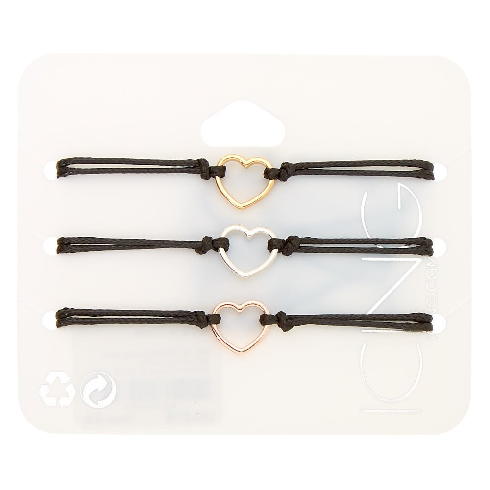 Diana bracelet stack in mixed metal, black and brown – Next Door Goddess