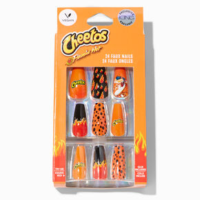 Cheetos&reg; Flamin&#39; Hot Icing Exclusive Squareletto Vegan Faux Nail Set - 24 Pack,