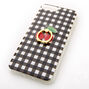 Gingham Ring Holder Protective Phone Case - Fits iPhone&reg; 6/7/8 Plus,