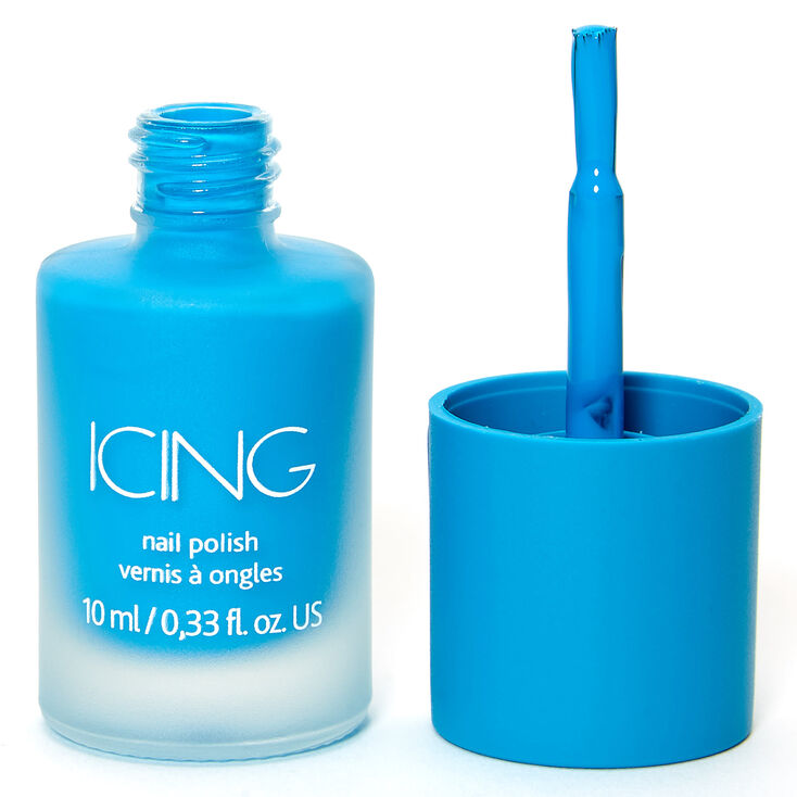 Matte Nail Polish - Neon Blue,