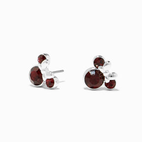 &copy;Disney Minnie Mouse Birthstone Sterling Silver Stud Earrings - January,