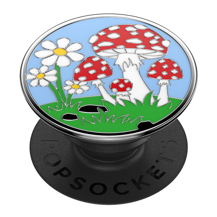 PopSockets&reg; PopGrip - Enamel &quot;Fun Guy&quot; Mushrooms,