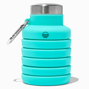 Collapsible Teal Water Bottle,