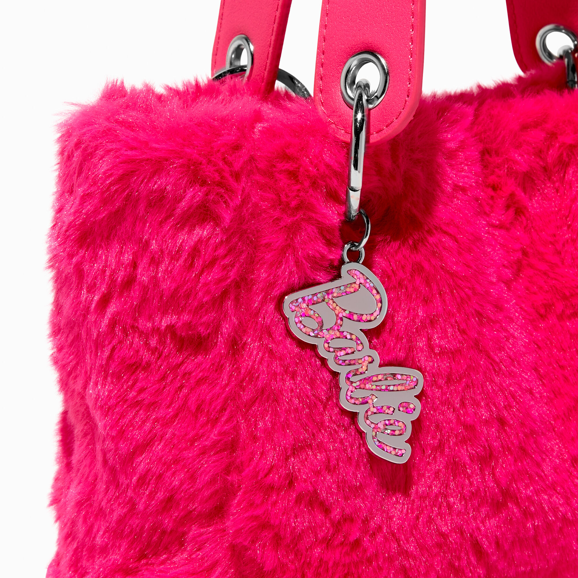 Topshop pink fluffy bag outlet