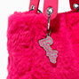 Barbie&trade; Pink Furry Tote Bag,