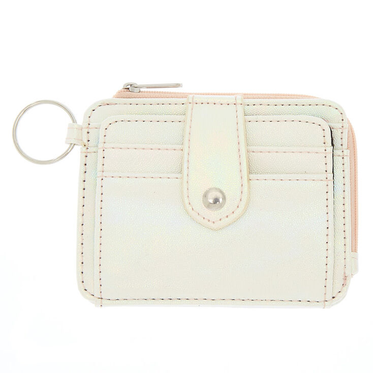 Iridescent Card Case - White,