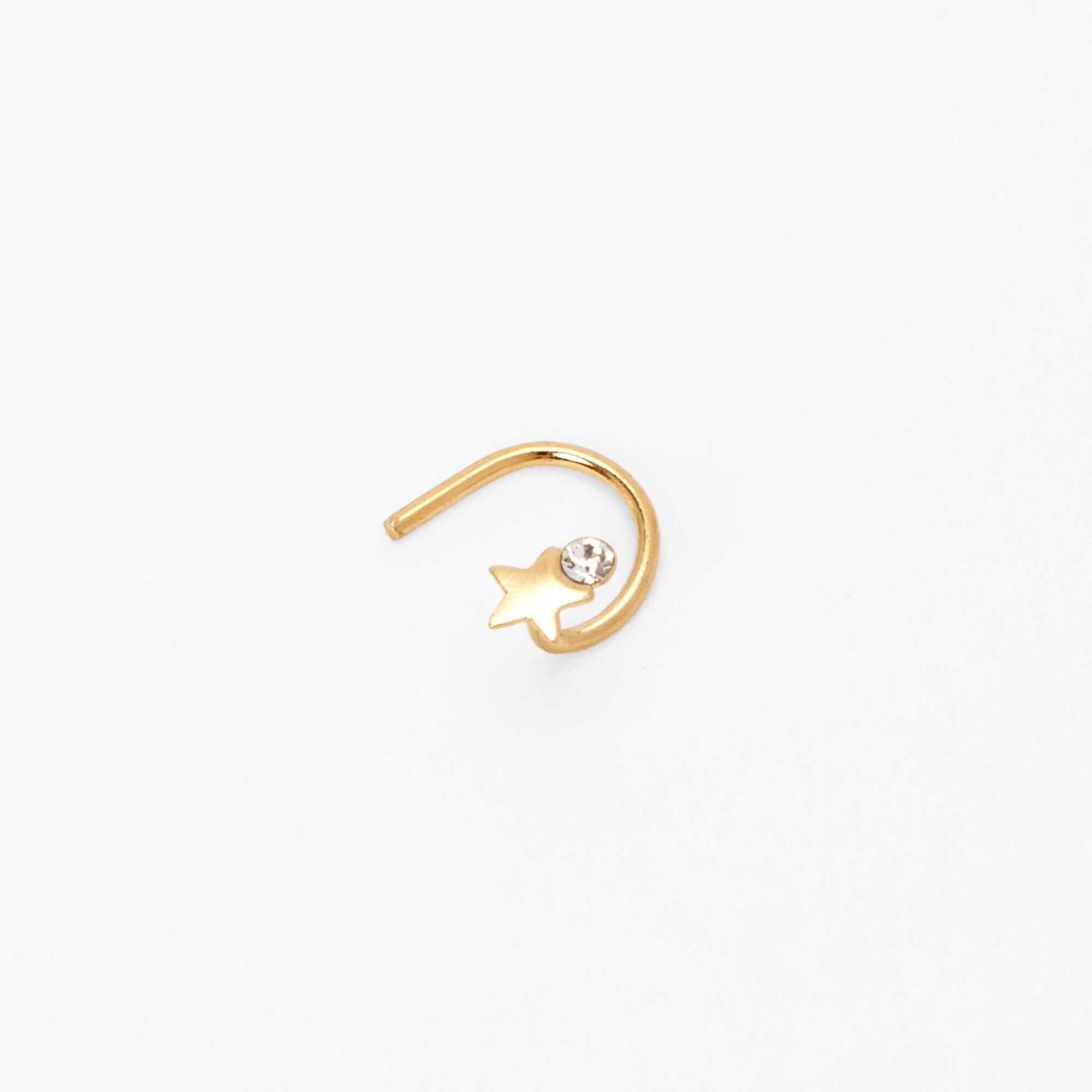 Star Ion Plated Clip On Nose Hoop – APM