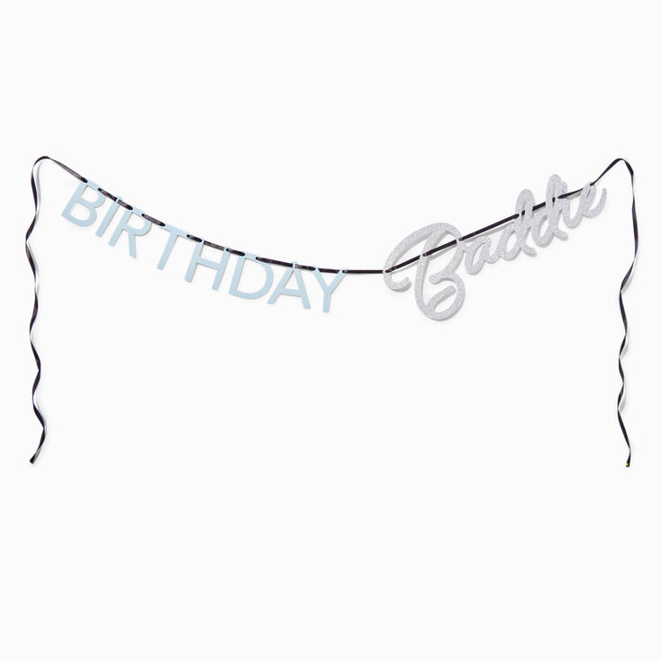 &quot;Birthday Baddie&quot; Party Banner,