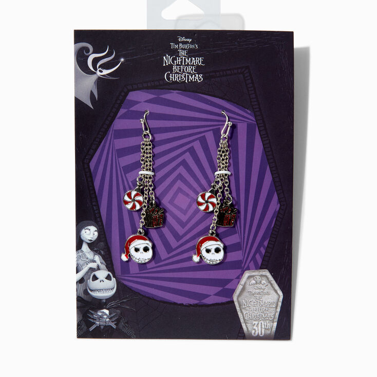 The Nightmare Before Christmas&trade; Jack Skellington Holiday Drop Earrings,