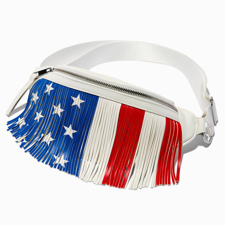 American Flag Fringe Fanny Pack,