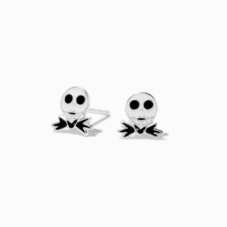 The Nightmare Before Christmas&reg; Jack Skellington Sterling Silver Stud Earrings,
