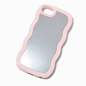 Pink Trim Wavy Mirror Phone Case - Fits iPhone&reg; 6/7/8/SE,