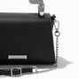 Bling Handle Black Crossbody Bag,