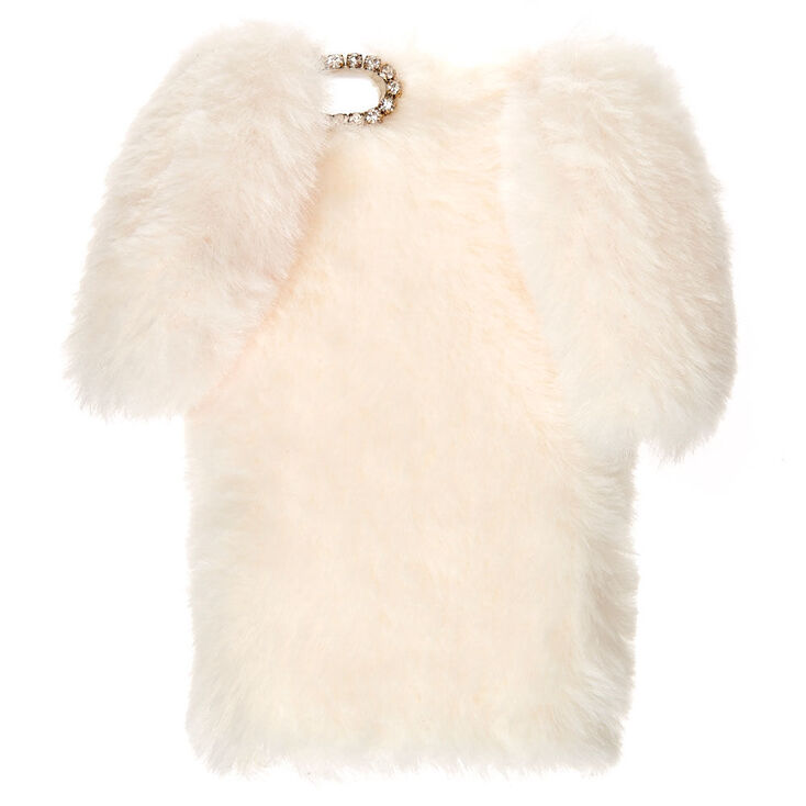 White Fur Bunny Phone Case - Fits iPhone 5/5S/SE,