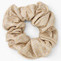 Medium Gold &amp; Silver Lurex Hair Scrunchie,