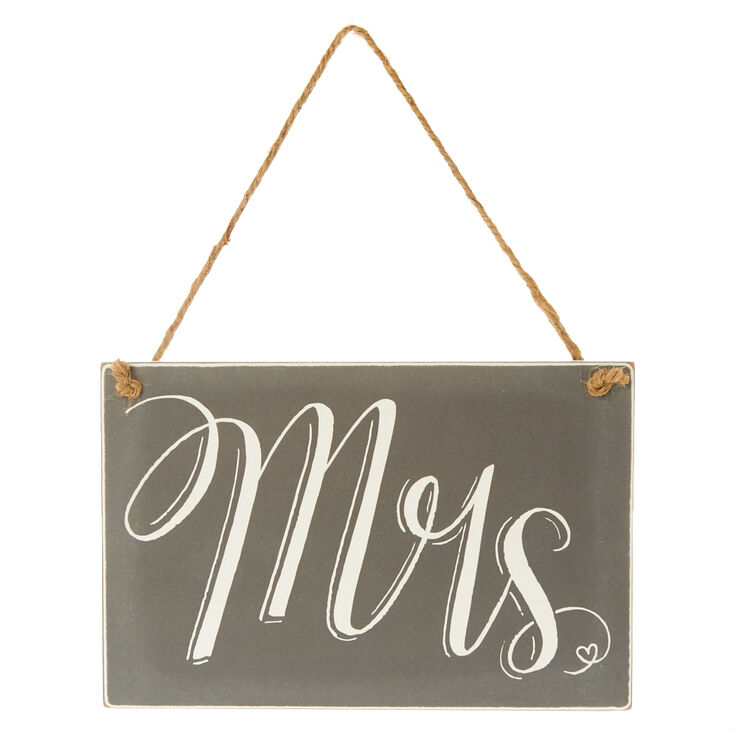 Mrs. Chalkboard Chair Sign,