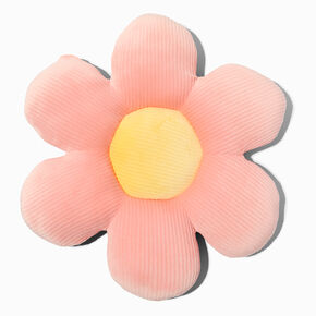 Daisy Shaped Rib Knit Pillow,