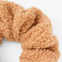Tan Teddy Hair Scrunchie,