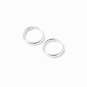 925 Sterling Silver 10MM Hoop Earrings,