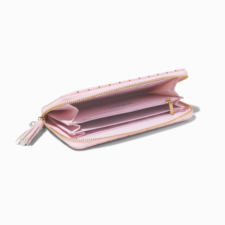 Golden Initial Wristlet Wallet - L,