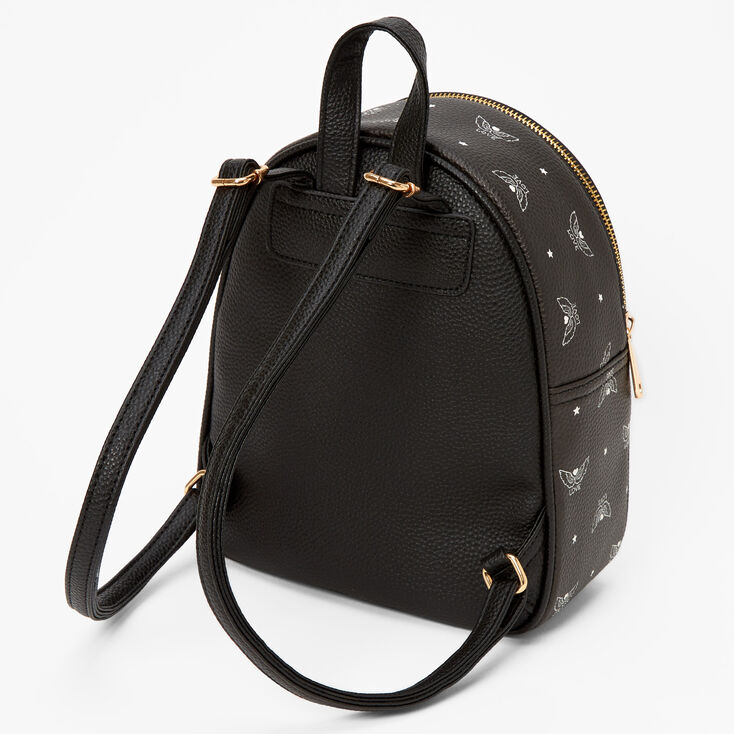 Love Angel Wings Small Backpack - Black,