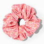 Pink Paisley Print Giant Hair Scrunchie,