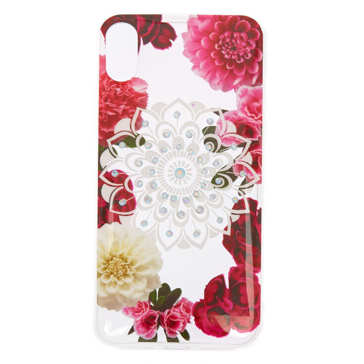 Floral Bling Mandala Phone Case - Fits iPhone X/XS,