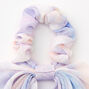 Small Watercolor Hair Scrunchie Scarf - Lilac,