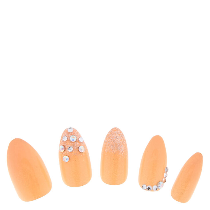 Nude Bling Instant Nails,