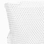 Crystal Studded White Fishnet Tank Top,