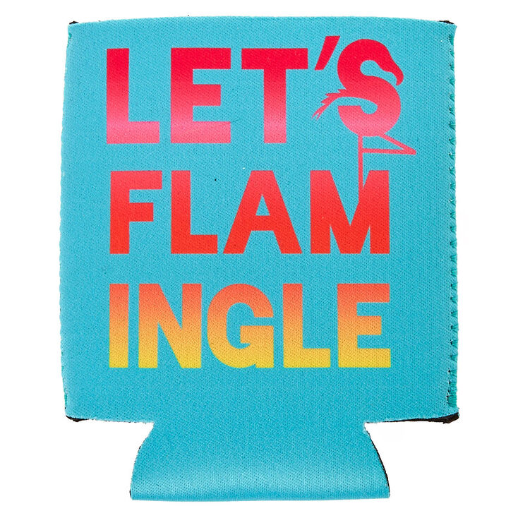 Let's Flam-Ingle Drink Koozie,