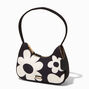 Black &amp; White Daisy Shoulder Handbag,