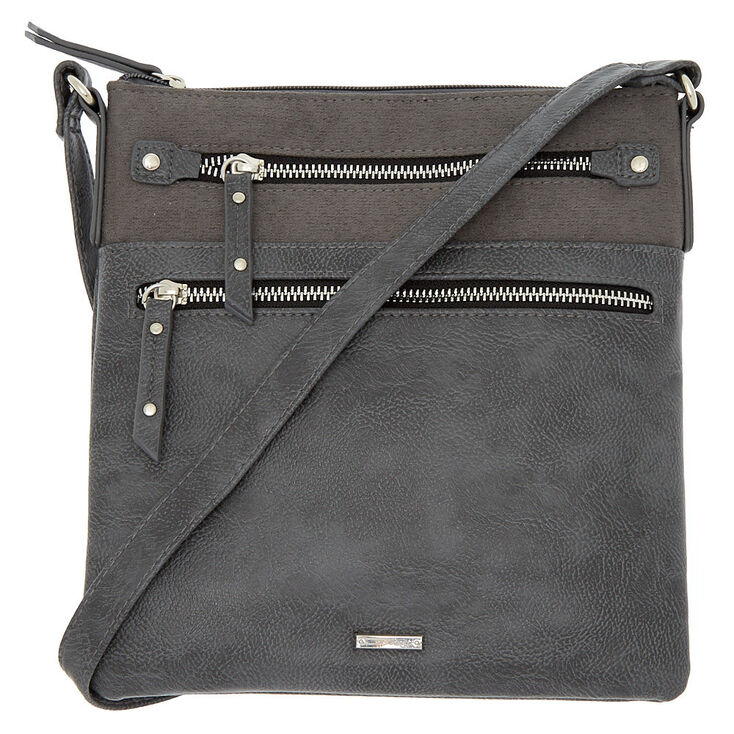 Midi Passport Crossbody Bag - Gray,