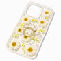 Daisy Ring Holder Protective Phone Case - Fits iPhone 14 Pro Max,